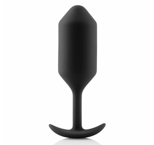 Plug analny - B-Vibe Snug Plug 3 Black